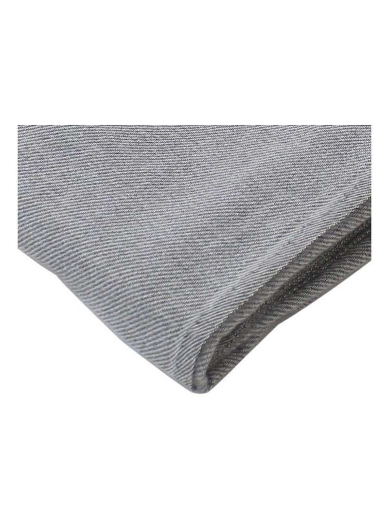 Plaid jacquard VESPER Gris clair - Kiabi