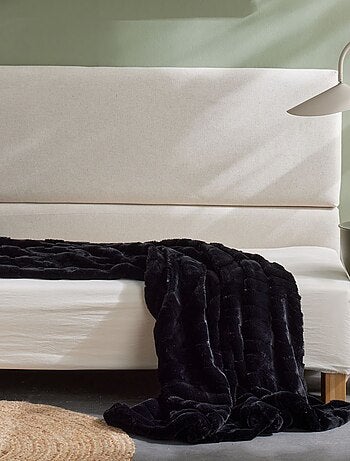 Plaid jacquard zébré MATCHA