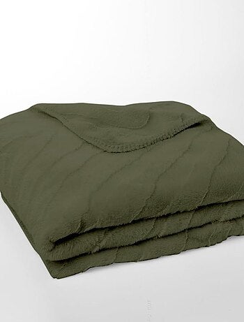 Plaid jacquard zébré MATCHA