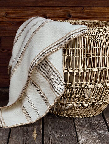 Plaid laine mélangée et mohair BAYONNE