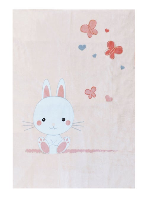 Plaid lapinou Imitation Fourrure - Kiabi