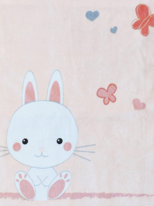 Plaid lapinou Imitation Fourrure - Kiabi