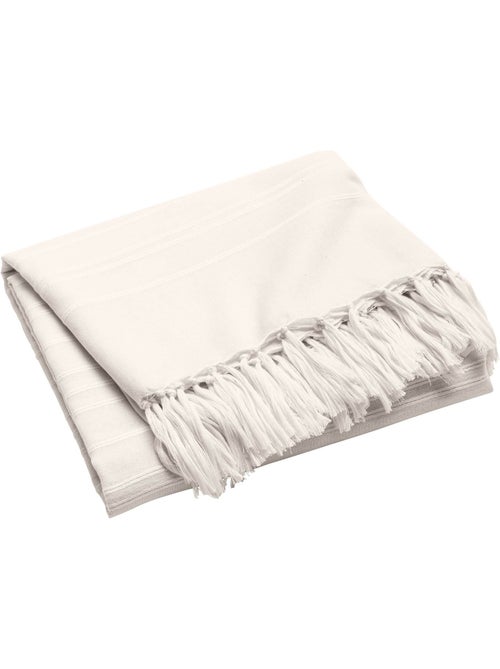 Plaid LILIA – 100 % coton – Plaid à franges - Kiabi Plaid LILIA – 100 % coton – Plaid à franges - Kiabi
