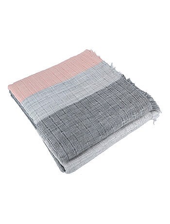 Plaid LUANDA gaze de coton