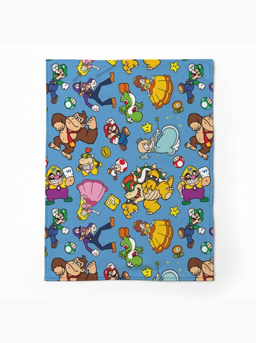 Plaid Mario et ses amis - 100% Polyester - Kiabi