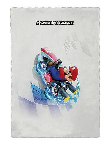 Plaid Mariokart Super Mario 110x130 cm - 100% Polyester