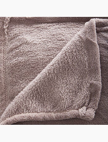 Plaid microfibre uni KIESA