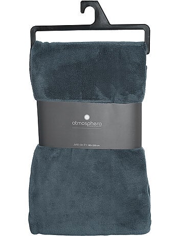 Plaid microfibre uni KIESA