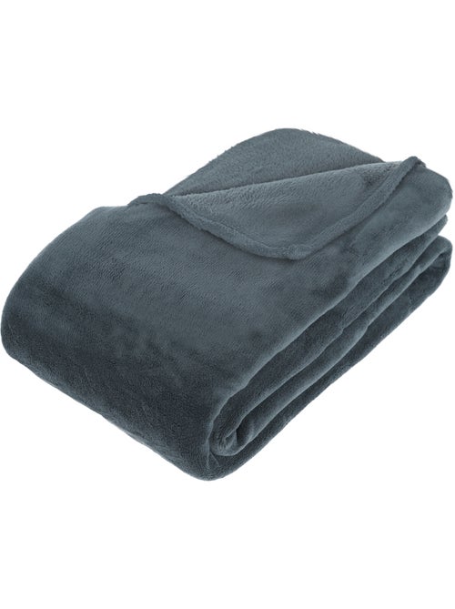 Plaid microfibre uni KIESA - Kiabi Plaid microfibre uni KIESA - Kiabi