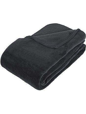 Plaid microfibre uni KIESA