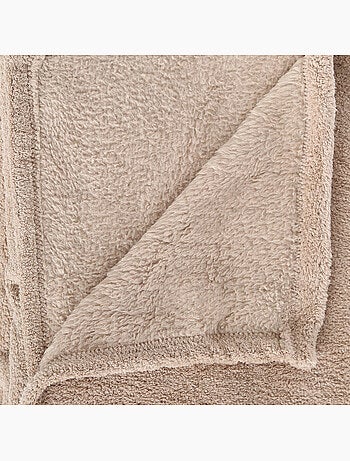 Plaid microfibre uni KIESA