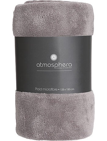 Plaid microfibre uni KIESA