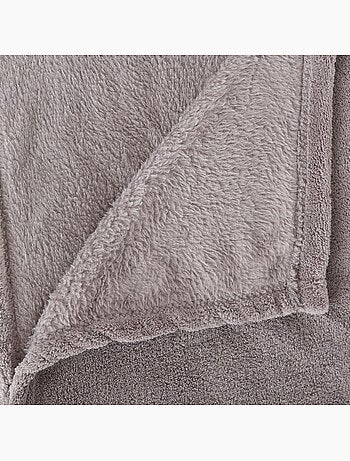 Plaid microfibre uni KIESA