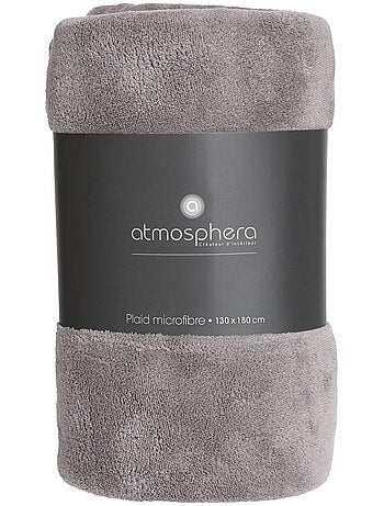 Plaid microfibre uni KIESA
