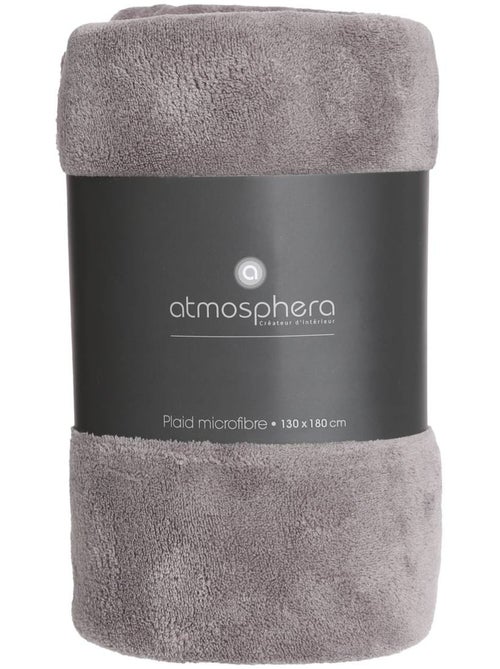 Plaid microfibre uni KIESA - Kiabi Plaid microfibre uni KIESA - Kiabi