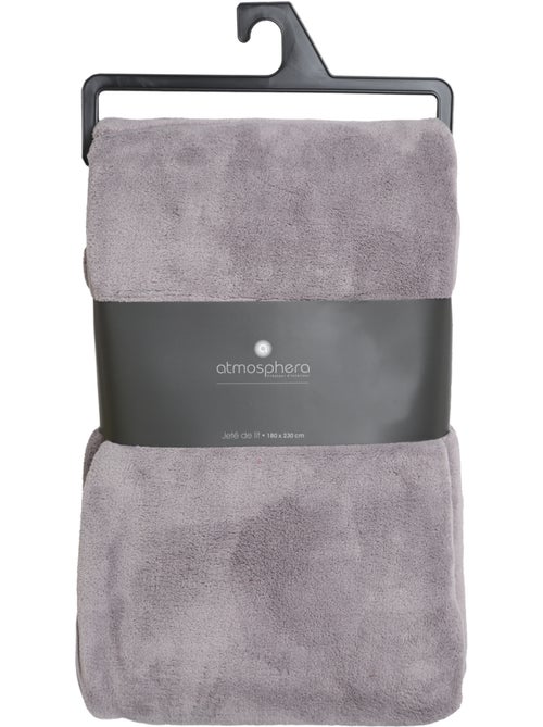 Plaid microfibre uni KIESA - Kiabi