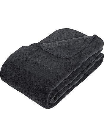 Plaid microfibre uni KIESA