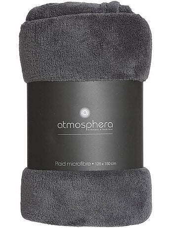 Plaid microfibre uni KIESA