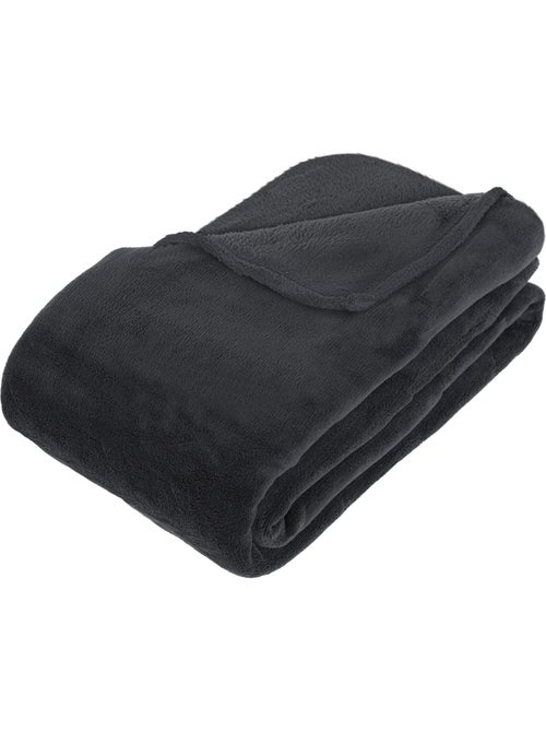 Plaid microfibre uni KIESA - Kiabi
