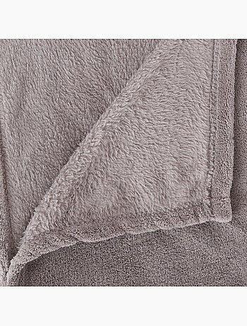 Plaid microfibre uni KIESA