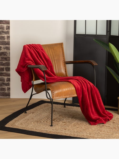 Plaid microfibre uni KIESA - Kiabi