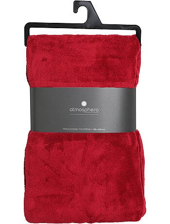 Plaid microfibre uni KIESA