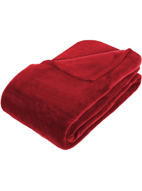 Plaid microfibre uni kiesa - Kiabi Plaid microfibre uni kiesa - Kiabi