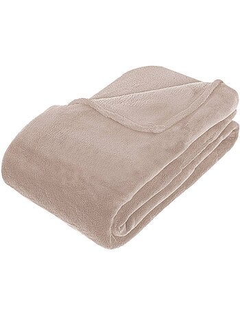 Plaid microfibre uni kiesa