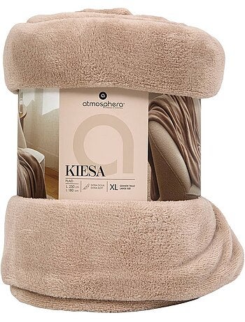 Plaid microfibre uni kiesa