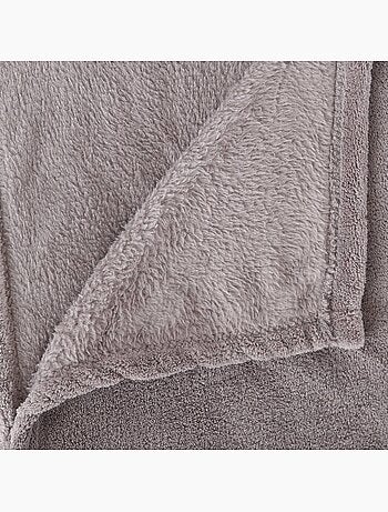 Plaid microfibre uni kiesa