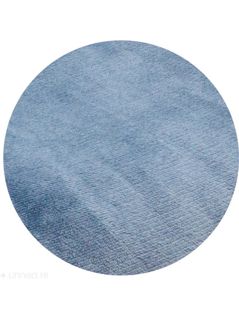 Plaid microvelours week-end double face Orange clair - Kiabi