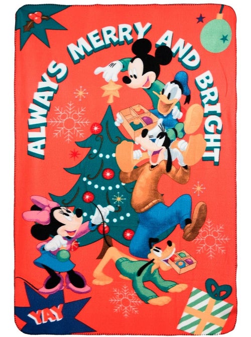 Plaid mixte mickey - licence officielle - Kiabi Plaid mixte mickey - licence officielle - Kiabi