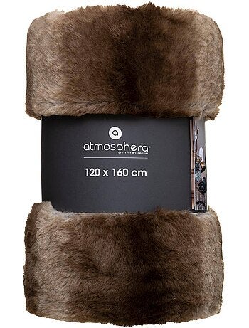 Plaid moelleux grizzli