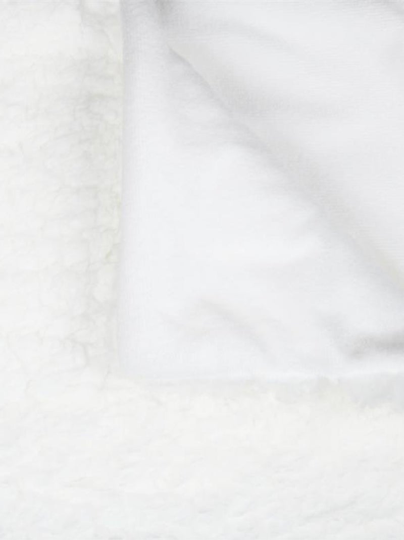 Plaid moelleux imitation fourrure Blanc - Kiabi