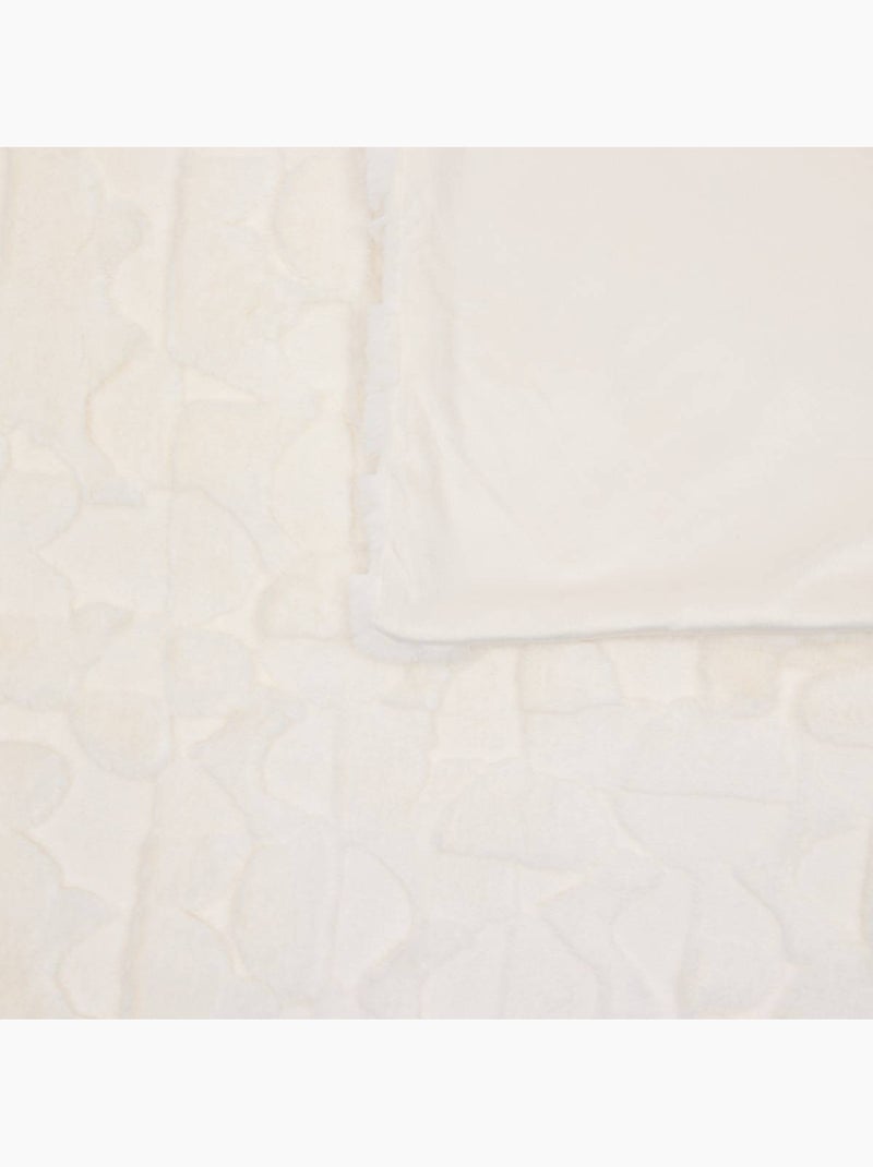Plaid NALIA Blanc - Kiabi