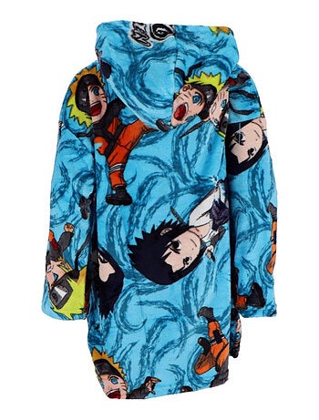 Plaid Naruto Shippuden à Manches et Capuche Taille Unique S à L, NINJA