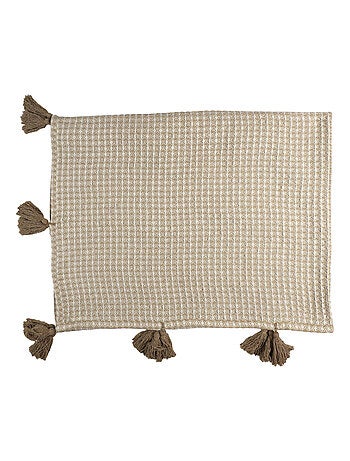 Plaid nid d'abeille collection SUZANNA