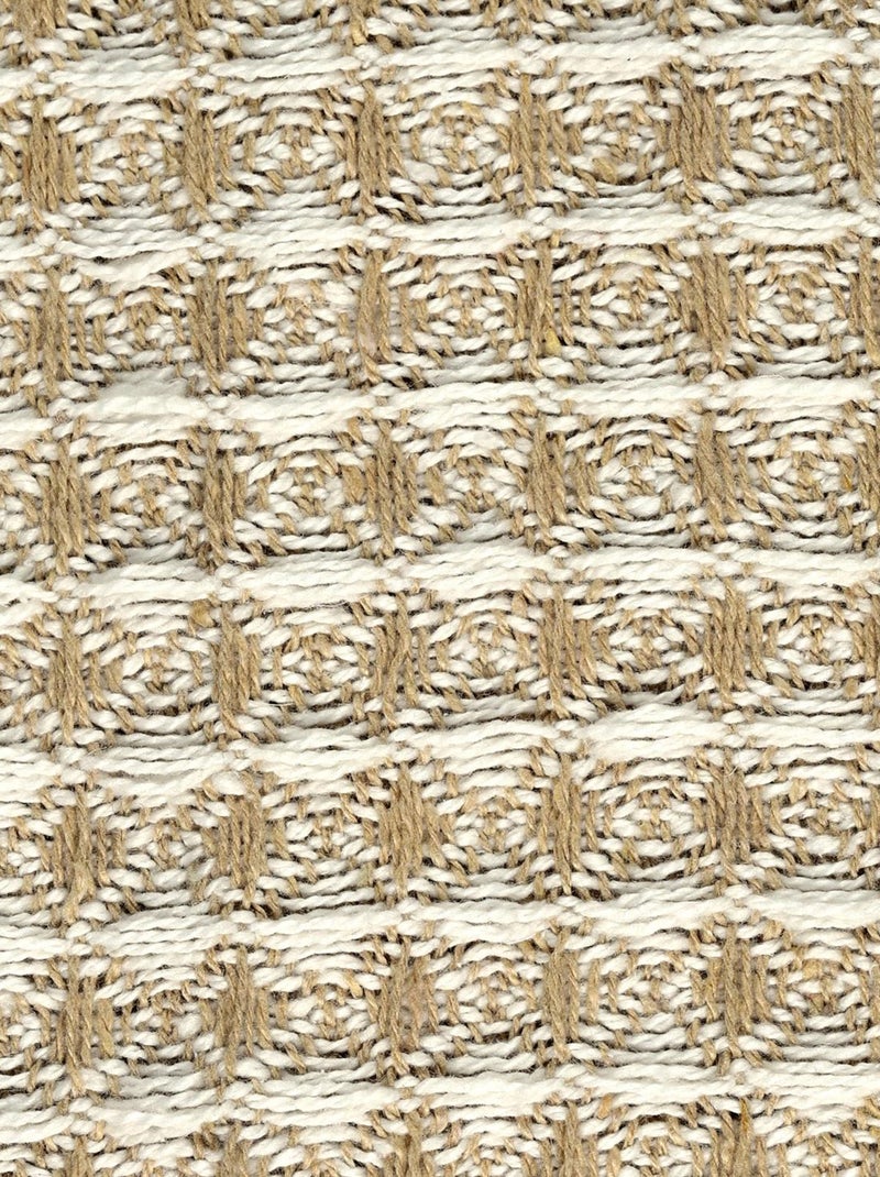 Plaid nid d'abeille collection SUZANNA Gris taupe - Kiabi