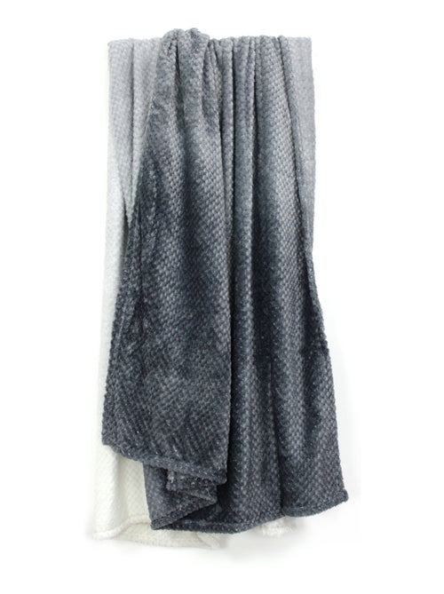 Plaid nid d'abeille TIE AND DYE - Kiabi