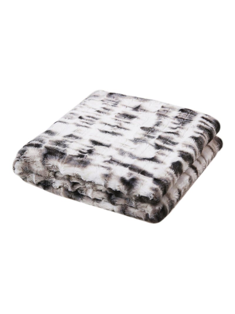 Plaid NINA Noir Blanc - Kiabi