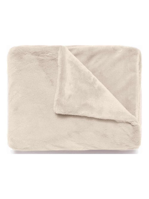 Plaid nude toucher velours - Kiabi