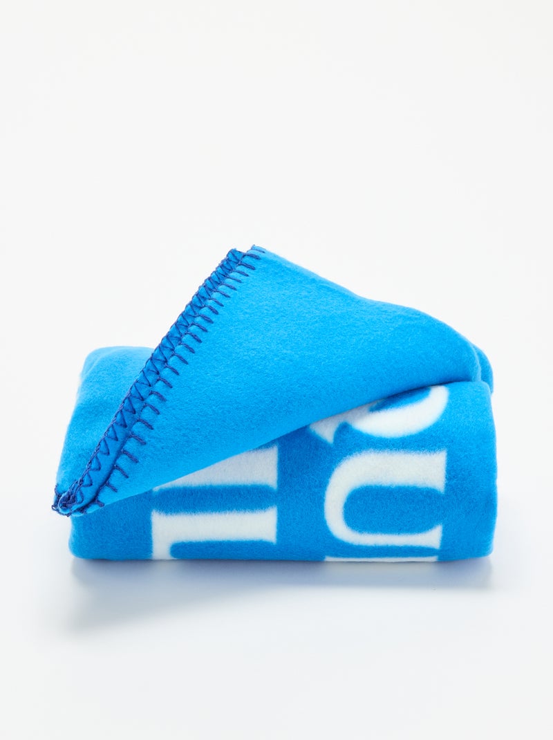 Plaid Olympique de Marseille Renaissance - Bleu - Kiabi