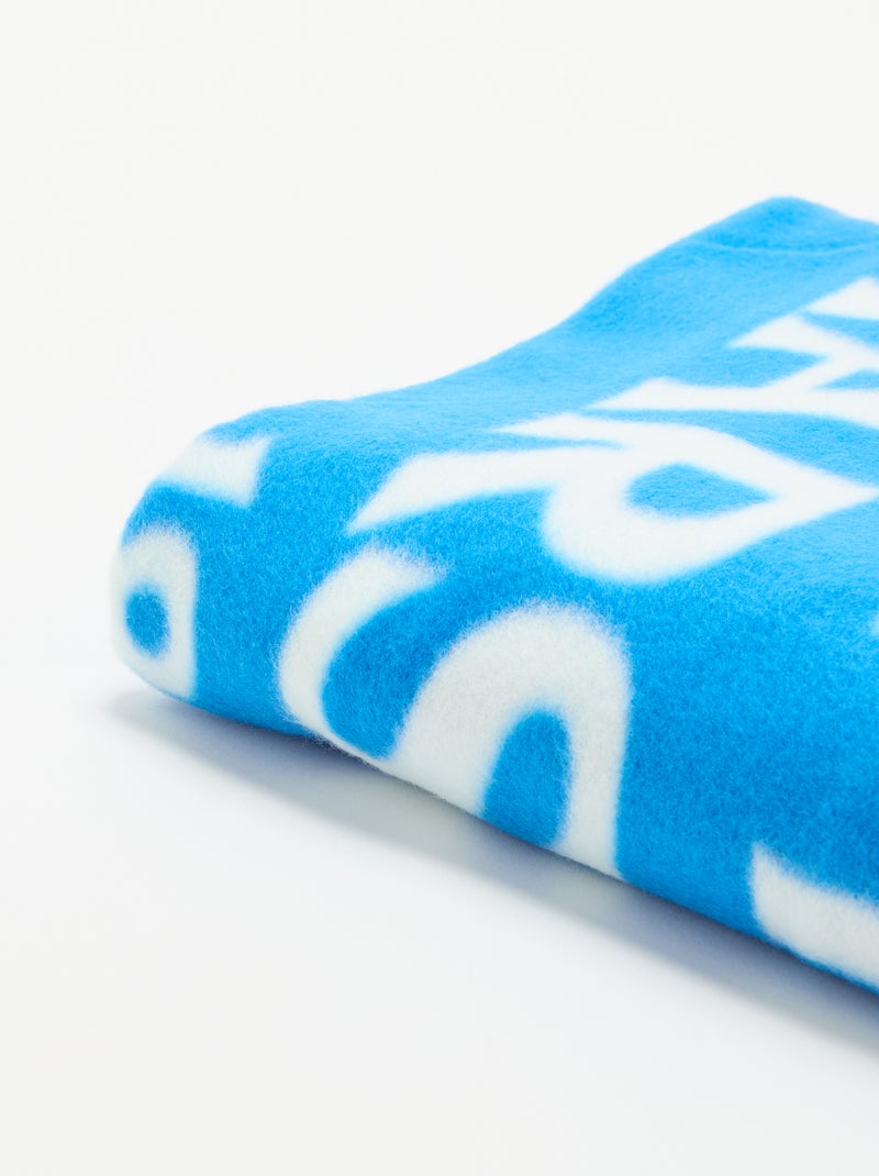 Plaid Olympique de Marseille Renaissance - Bleu - Kiabi