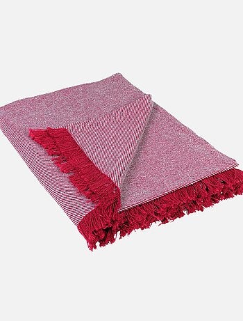 Plaid Original Frangé sur les Côtés