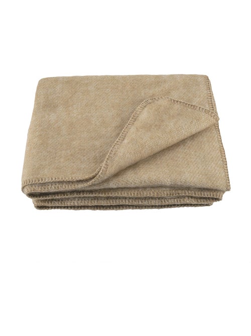 Plaid ou couverture chaude laine et mohair - Kiabi