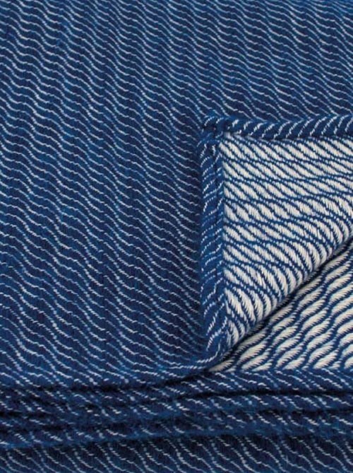 Plaid ou couvre-lit 100% laine - Kiabi