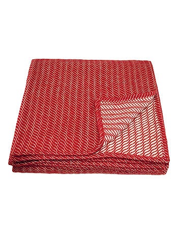 Plaid ou couvre-lit 100% laine