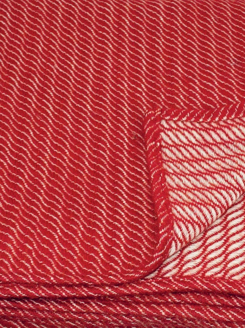 Plaid ou couvre-lit 100% laine - Kiabi