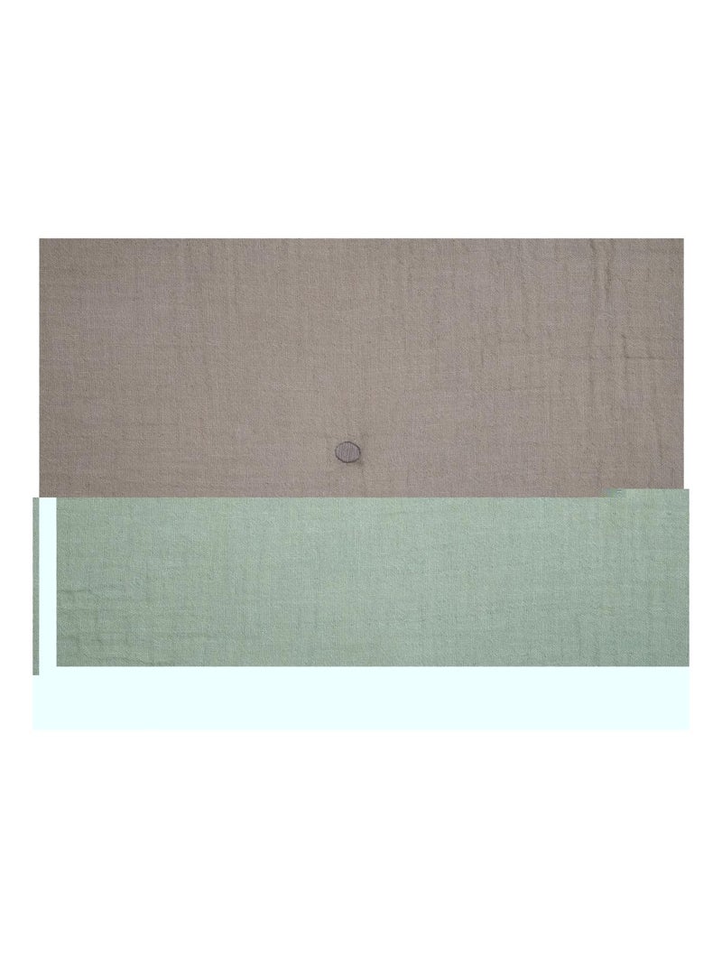 Plaid ou Edredon en gaze de coton Colors Beige - Kiabi