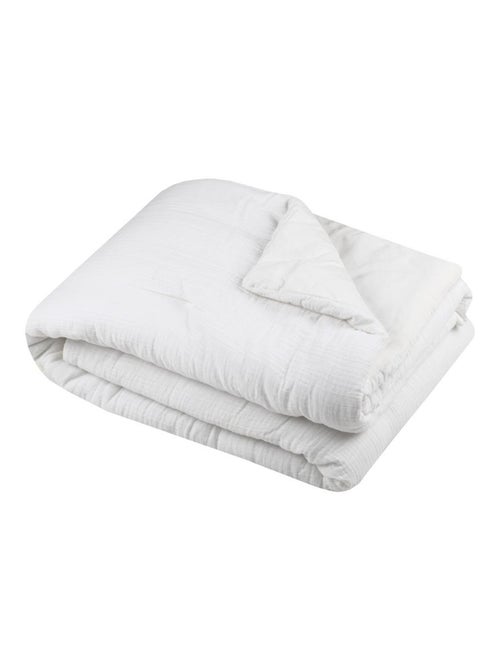Plaid ou Edredon en gaze de coton Colors - Kiabi Plaid ou Edredon en gaze de coton Colors - Kiabi